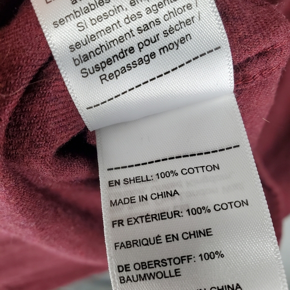 UNTUCKit Flannel Shirt Mens XL Red Maroon Button Up Sherwood Cotton Fall Classic - Picture 8 of 10